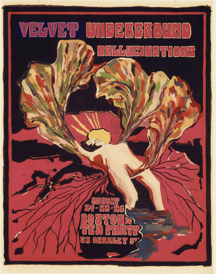 Anonymous Velvet Underground (poster design), 1967 Painting on paper 20.5 x 16.5 inches